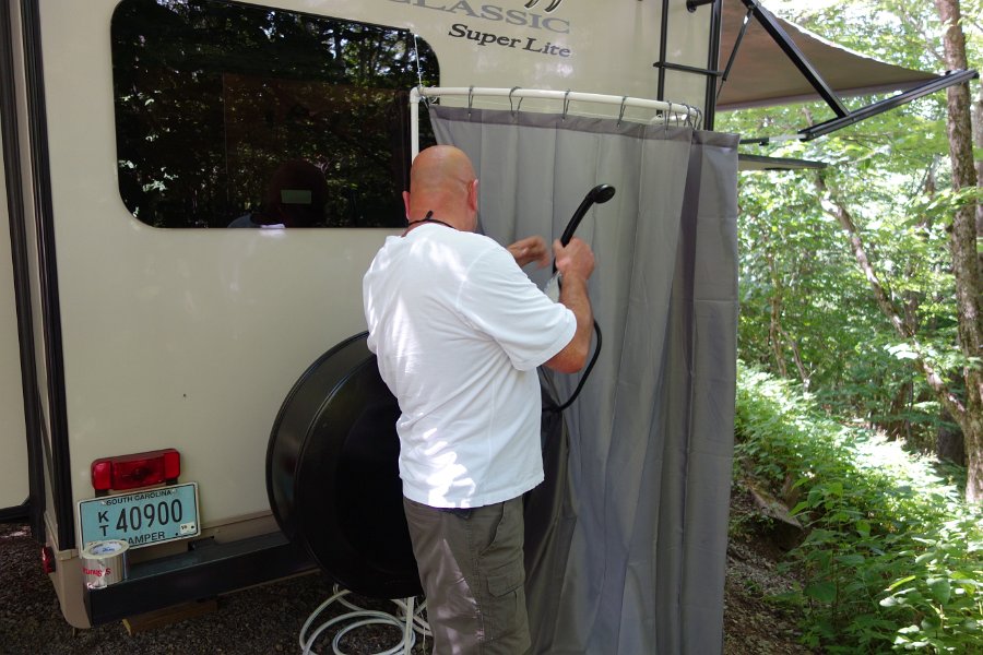 Outdoor shower